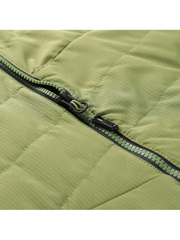 ALPINE PRO Мъжко подплатено яке с DWR обработка ALPINE PRO MORGEN костенурково зелено