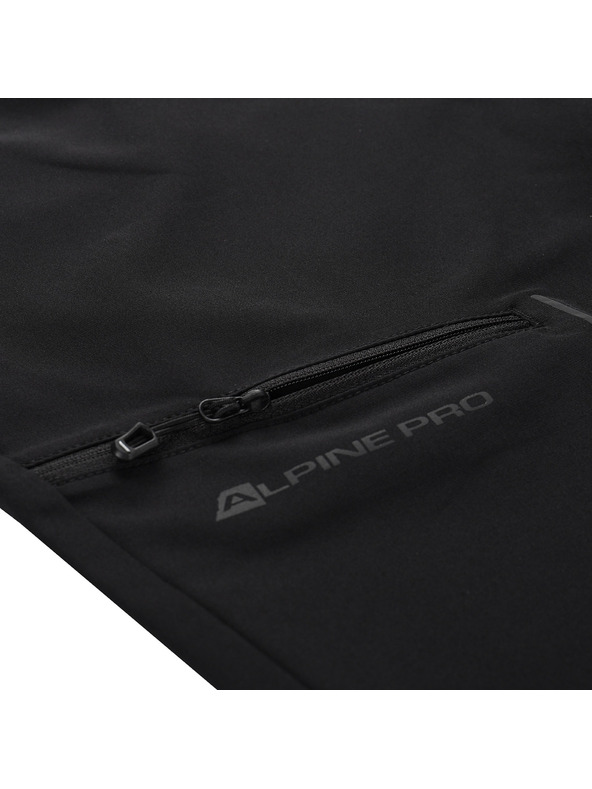 ALPINE PRO Мъжки софтшел капри панталони ALPINE PRO WEDER 2 black