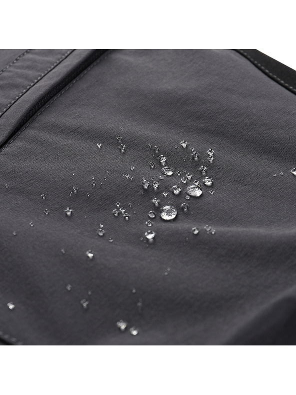 ALPINE PRO Мъжки софтшел панталони ALPINE PRO AKAN 2 тъмно сиви