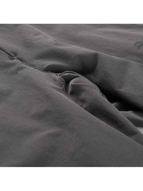 ALPINE PRO Мъжки софтшел панталони ALPINE PRO HURF 2 тъмно сиви