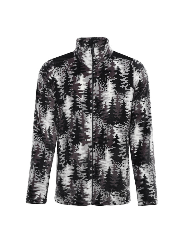 ALPINE PRO Мъжки полар суитшърт със суправарм ALPINE PRO EFLIN тъмносив вариант pb