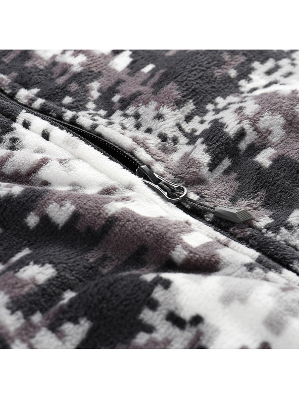 ALPINE PRO Мъжки полар суитшърт със суправарм ALPINE PRO EFLIN тъмносив вариант pb