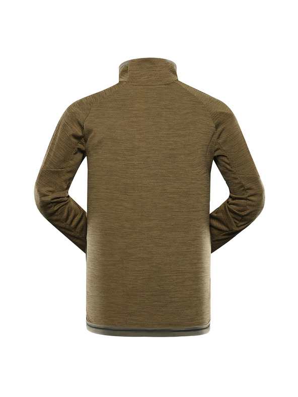 ALPINE PRO Мъжки бързосъхнещ суитшърт ALPINE PRO ONNEC 3 костенурково зелено