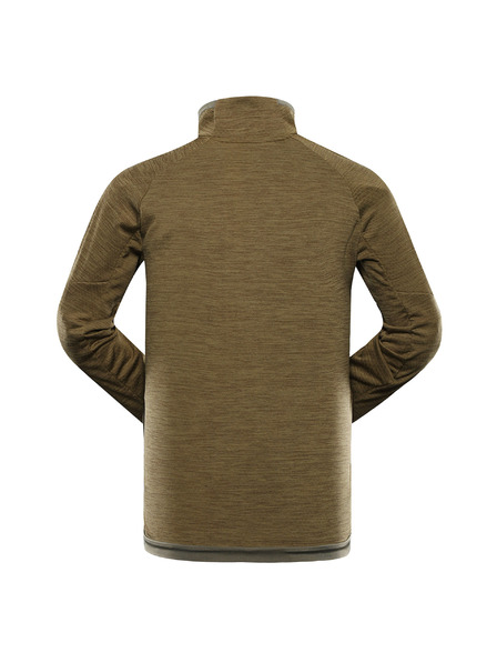 ALPINE PRO Мъжки бързосъхнещ суитшърт ALPINE PRO ONNEC 3 костенурково зелено