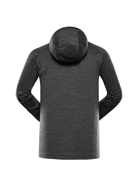 ALPINE PRO Мъжки бързосъхнещ суитшърт ALPINE PRO ROLT черен