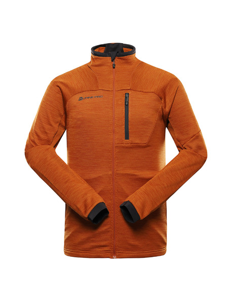 ALPINE PRO Мъжки бързосъхнещ суитшърт ALPINE PRO ONNEC 3 златен дъб