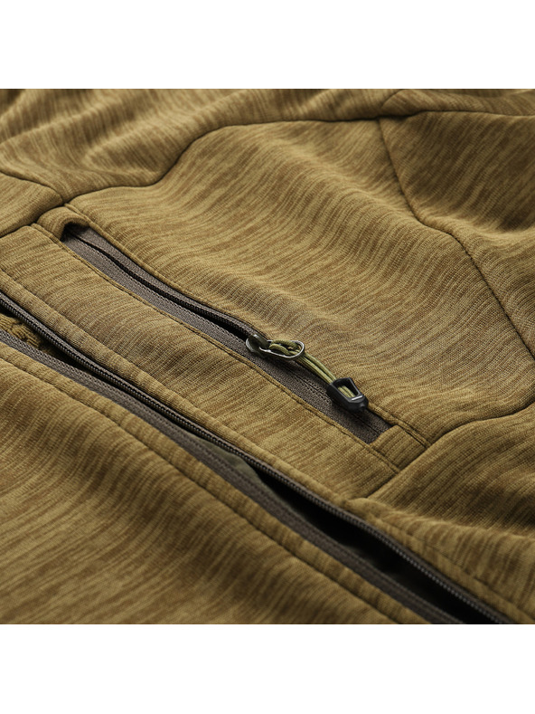 ALPINE PRO Мъжки бързосъхнещ суитшърт ALPINE PRO ONNEC 3 костенурково зелено