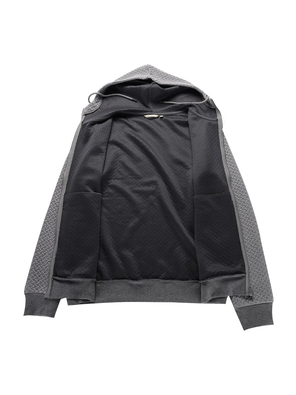 ALPINE PRO Мъжки суитшърт с качулка ALPINE PRO LEL тъмносив