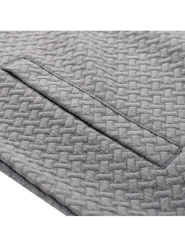 ALPINE PRO Мъжки суитшърт с качулка ALPINE PRO LEL тъмносив