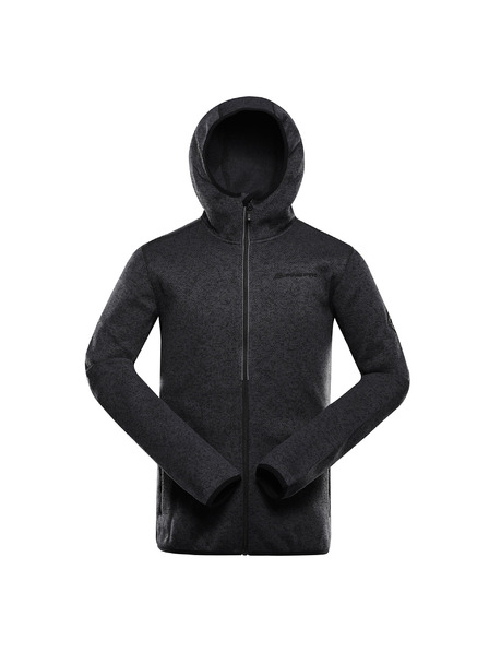 ALPINE PRO Мъжки топъл суитшърт с цип ALPINE PRO ZEG 2 black