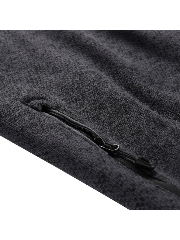 ALPINE PRO Мъжки топъл суитшърт с цип ALPINE PRO ZEG 2 black