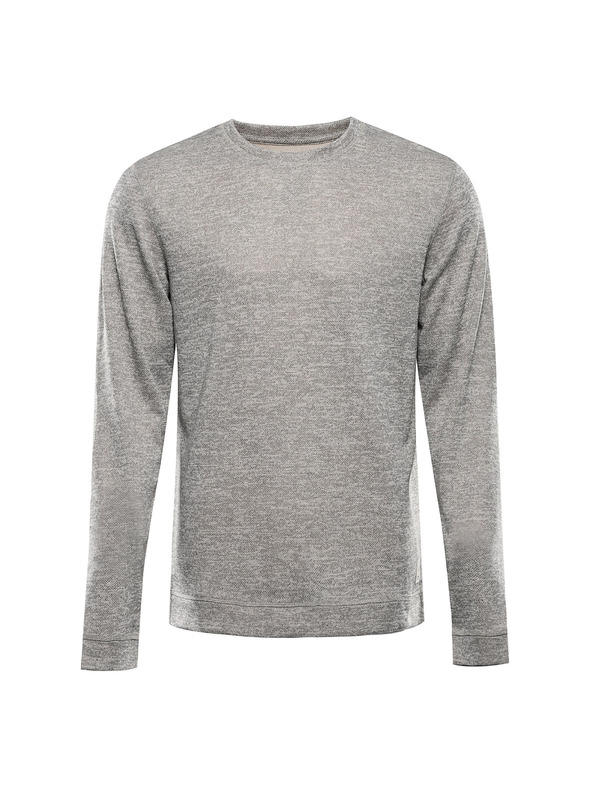 ALPINE PRO Мъжка тениска с дълъг ръкав ALPINE PRO BREK shifting sand