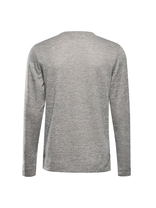 ALPINE PRO Мъжка тениска с дълъг ръкав ALPINE PRO BREK shifting sand