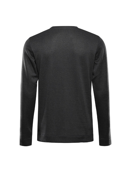 ALPINE PRO Мъжка тениска с дълъг ръкав ALPINE PRO BREK тъмно сив