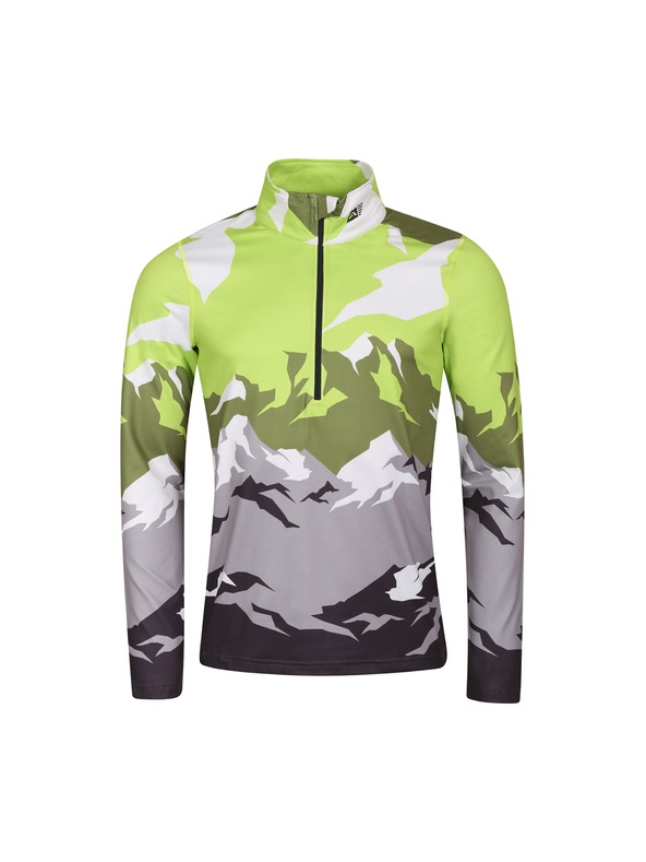 ALPINE PRO Мъжка бързосъхнеща тениска с проструктч ALPINE PRO STANS acid lime вариант pa