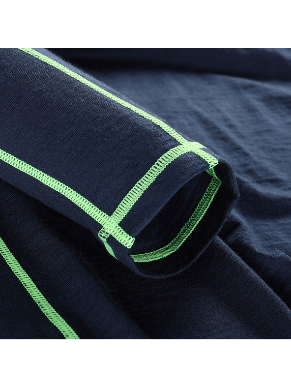 ALPINE PRO Мъжка мериносова тениска ALPINE PRO MEREN moonlit ocean