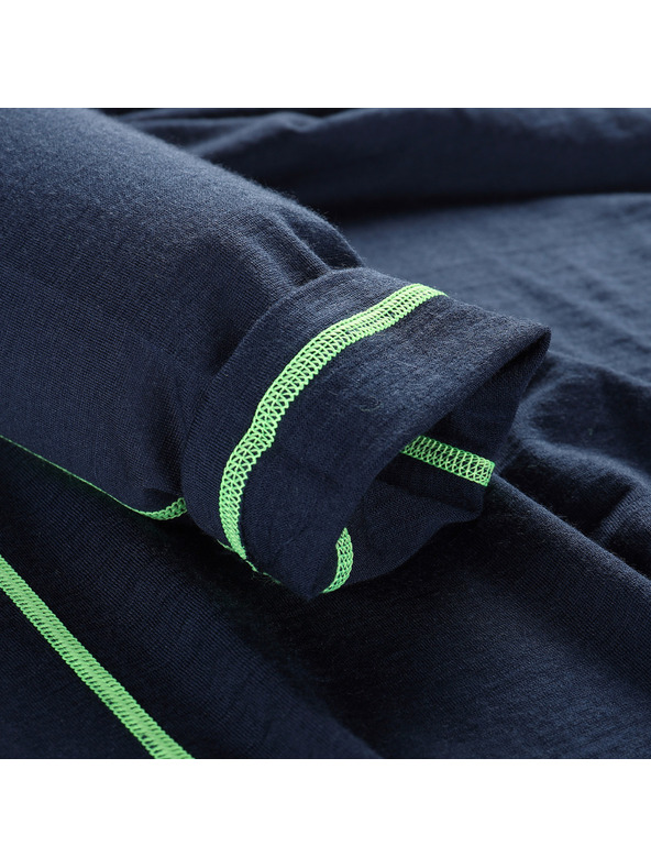 ALPINE PRO Мъжка мериносова тениска ALPINE PRO MEREN moonlit ocean