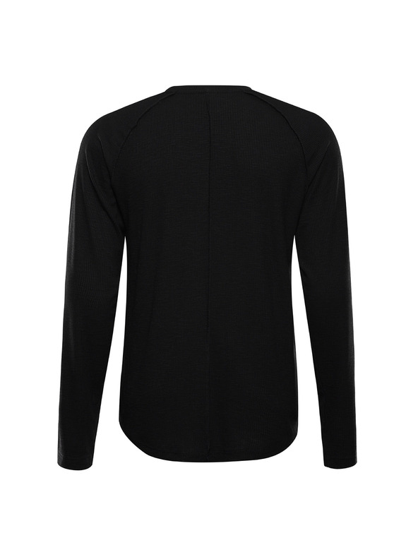 ALPINE PRO Мъжка тениска с дълъг ръкав ALPINE PRO LERET black