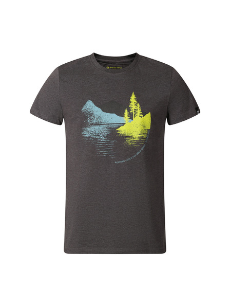 ALPINE PRO Мъжка спортна тениска с cool dry ALPINE PRO BOLEN тъмносив вариант pb