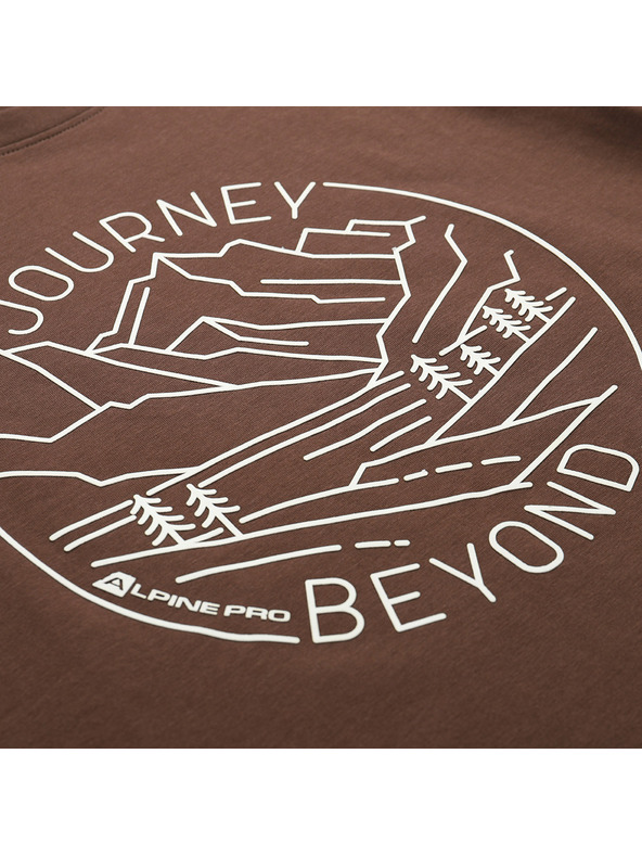 ALPINE PRO Мъжка памучна тениска ALPINE PRO MOROL дъждовен барабан вариант pd