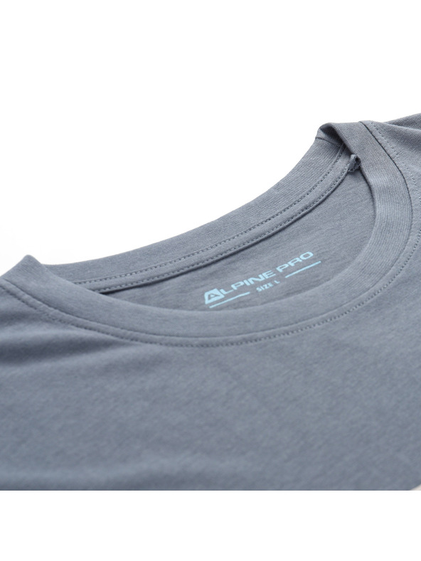ALPINE PRO Мъжка тениска от органичен памук ALPINE PRO TERMES 3 тъмен шифер вариант pe