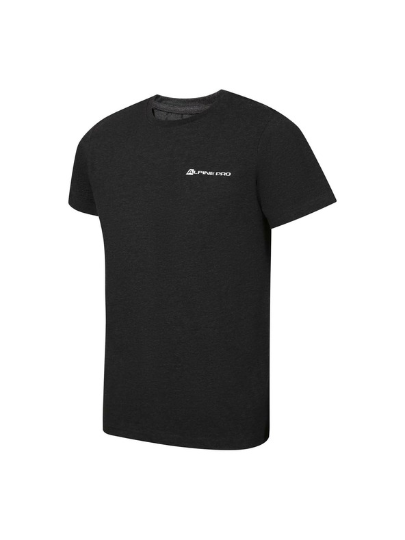 ALPINE PRO Мъжка памучна тениска с fine cotton ALPINE PRO FRAB black