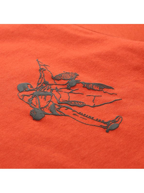 ALPINE PRO Мъжка тениска с cool-dry обработка ALPINE PRO GREM 2 red clay вариант pa