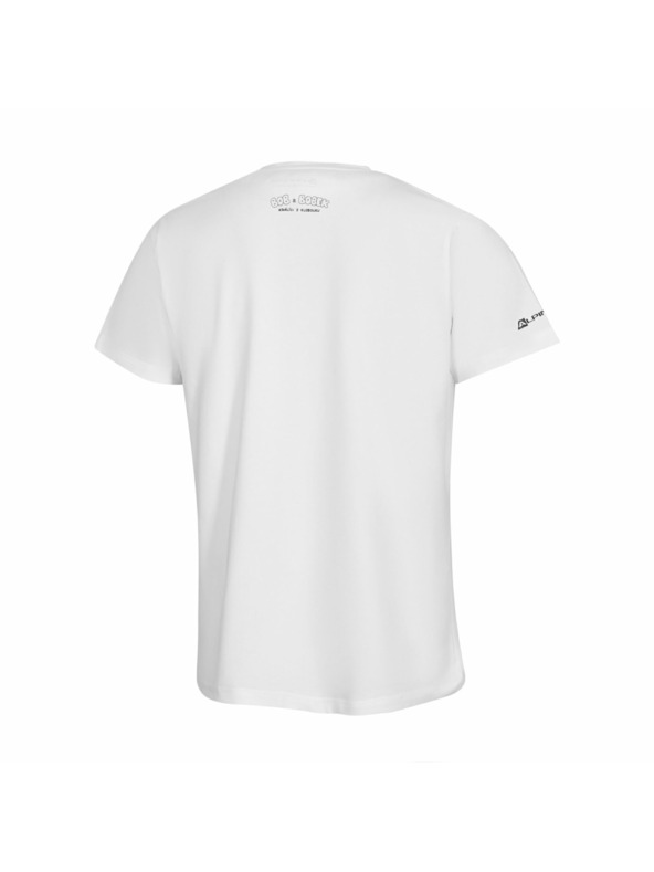 ALPINE PRO Мъжка памучна тениска боб и бобек ALPINE PRO BOBB бяла
