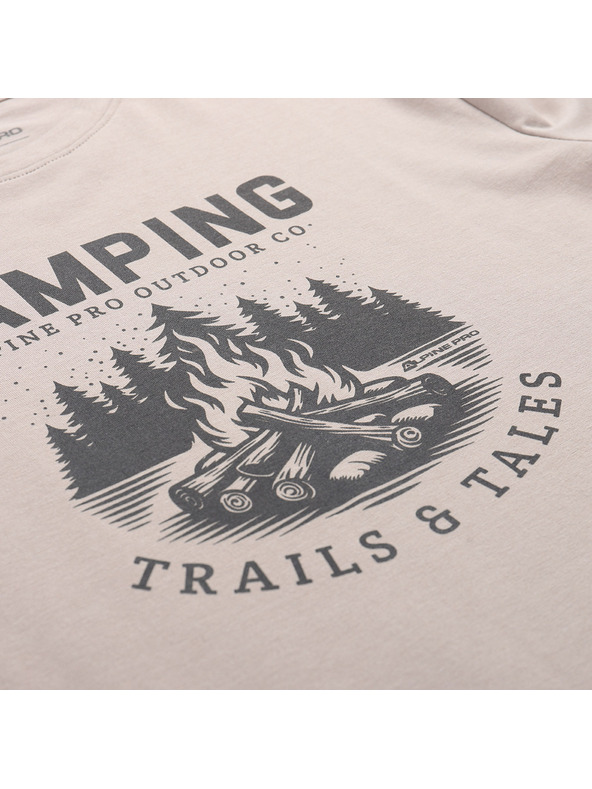 ALPINE PRO Мъжка памучна тениска ALPINE PRO MOROL atmosphere вариант pb