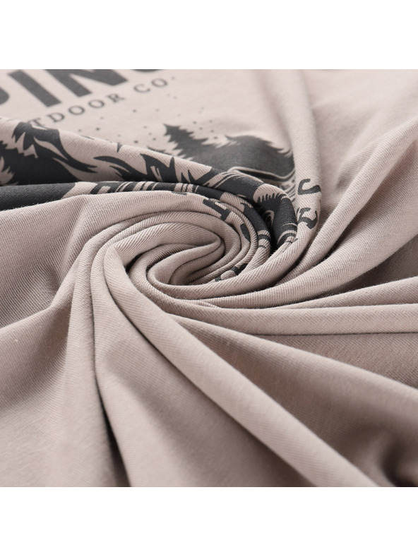 ALPINE PRO Мъжка памучна тениска ALPINE PRO MOROL atmosphere вариант pb