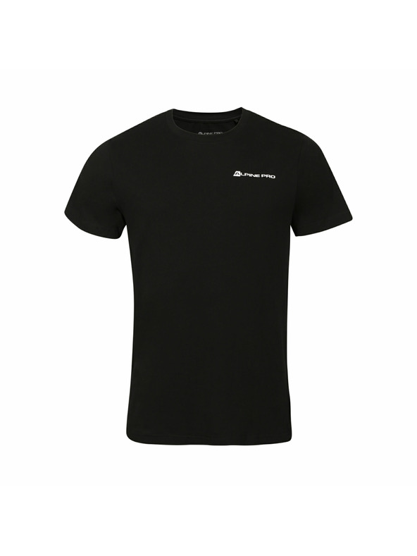 ALPINE PRO Мъжка памучна тениска боб и бобек ALPINE PRO BOBB black