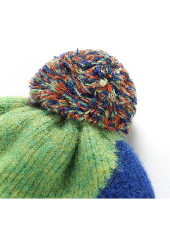 ALPINE PRO Зимна шапка с помпон ALPINE PRO MOBE acid lime