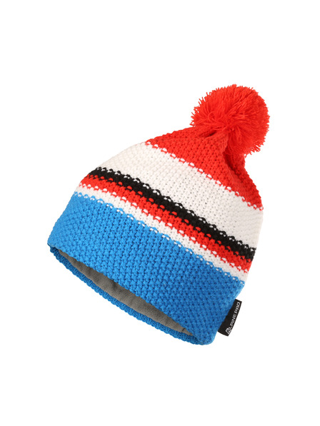 ALPINE PRO Зимна шапка с помпон ALPINE PRO FERR cherry tomato