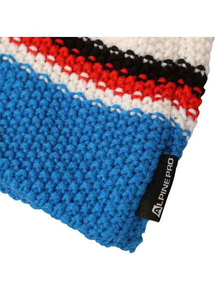 ALPINE PRO Зимна шапка с помпон ALPINE PRO FERR cherry tomato