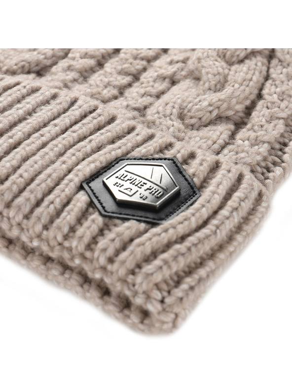 ALPINE PRO Зимна шапка с помпон ALPINE PRO ORGE moonbeam