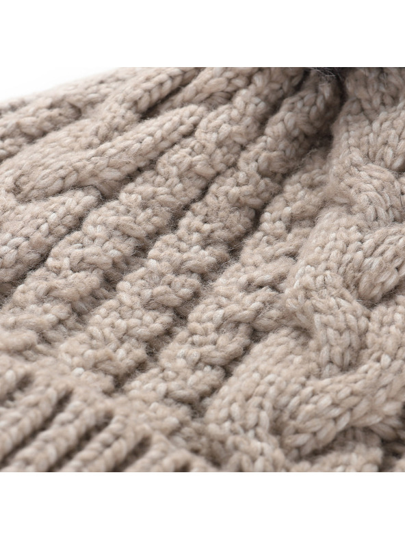 ALPINE PRO Зимна шапка с помпон ALPINE PRO ORGE moonbeam