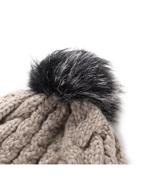 ALPINE PRO Зимна шапка с помпон ALPINE PRO ORGE moonbeam