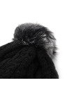ALPINE PRO Зимна шапка с помпон ALPINE PRO ORGE black