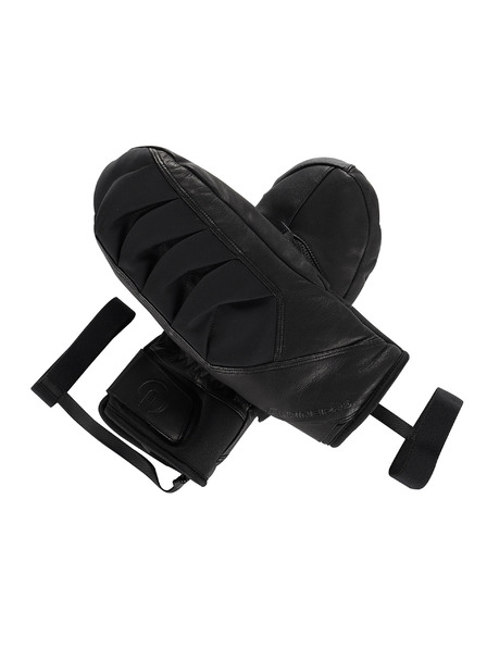 ALPINE PRO Ски ръкавици с мембрана PTX ALPINE PRO LOLRE черни