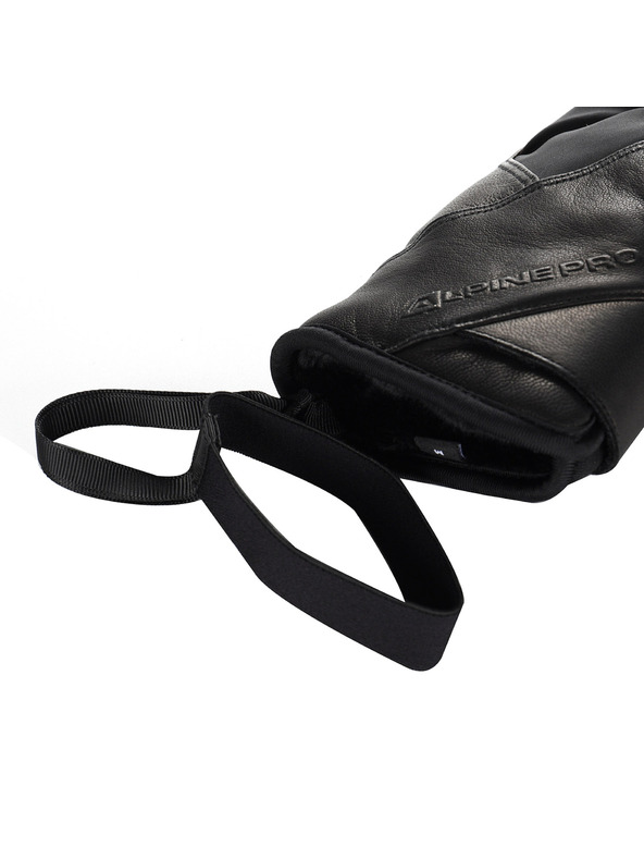 ALPINE PRO Ски ръкавици с мембрана PTX ALPINE PRO LOLRE черни