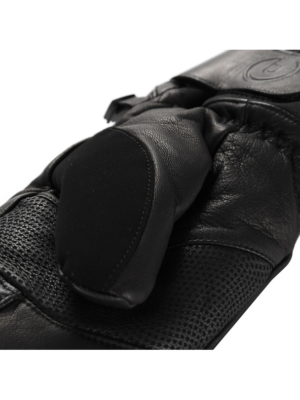 ALPINE PRO Ски ръкавици с мембрана PTX ALPINE PRO LOLRE черни