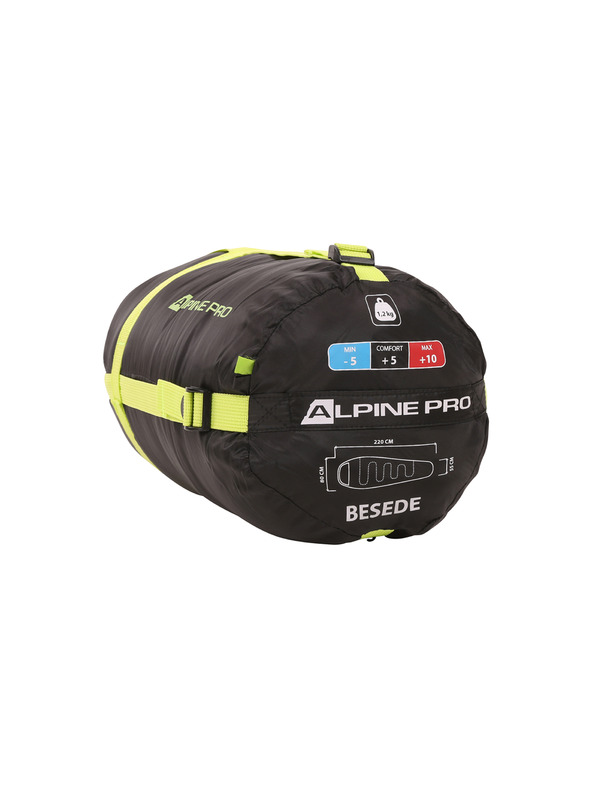 ALPINE PRO Мумиен спален чувал ALPINE PRO BESEDE black
