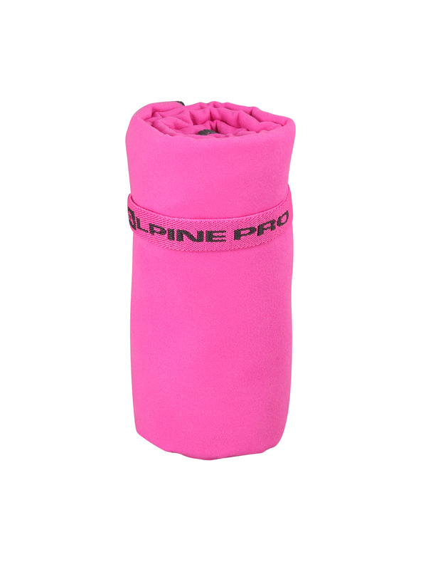 ALPINE PRO Бързосъхнеща кърпа 60x120 см ALPINE PRO GRENDE pink glo