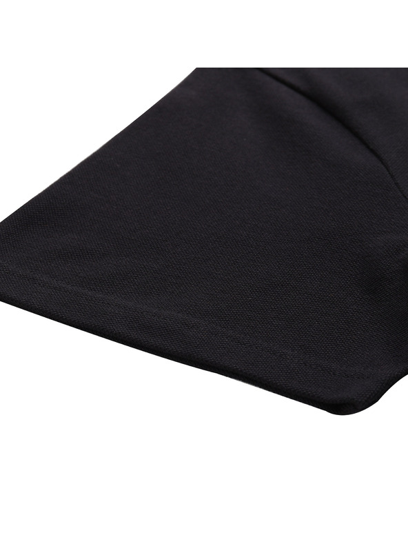 ALPINE PRO Тениска с яка и копчета ALPINE PRO GERBE черна варианта pa