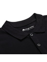ALPINE PRO Тениска с яка и копчета ALPINE PRO GERBE черна варианта pa