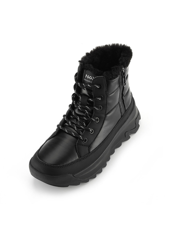 NAX Дамски зимни обувки - nax NAX OKKERA черни