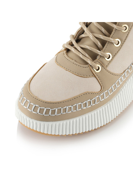 NAX Дамски зимни обувки - nax NAX LERCA бяло пипер