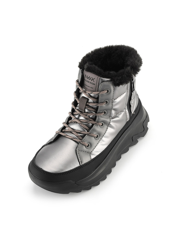 NAX Дамски зимни обувки - nax NAX OKKERA тъмно сиво