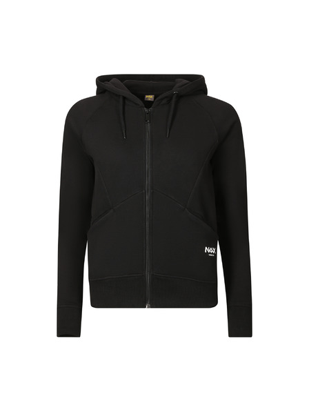 NAX Дамски памучен суитшърт nax NAX JURETA черен