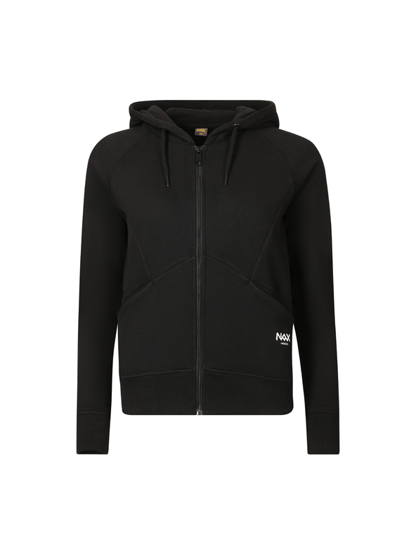 NAX Дамски памучен суитшърт nax NAX JURETA черен